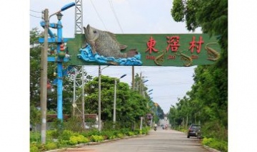 珠海市斗門區(qū)東滘村全景圖